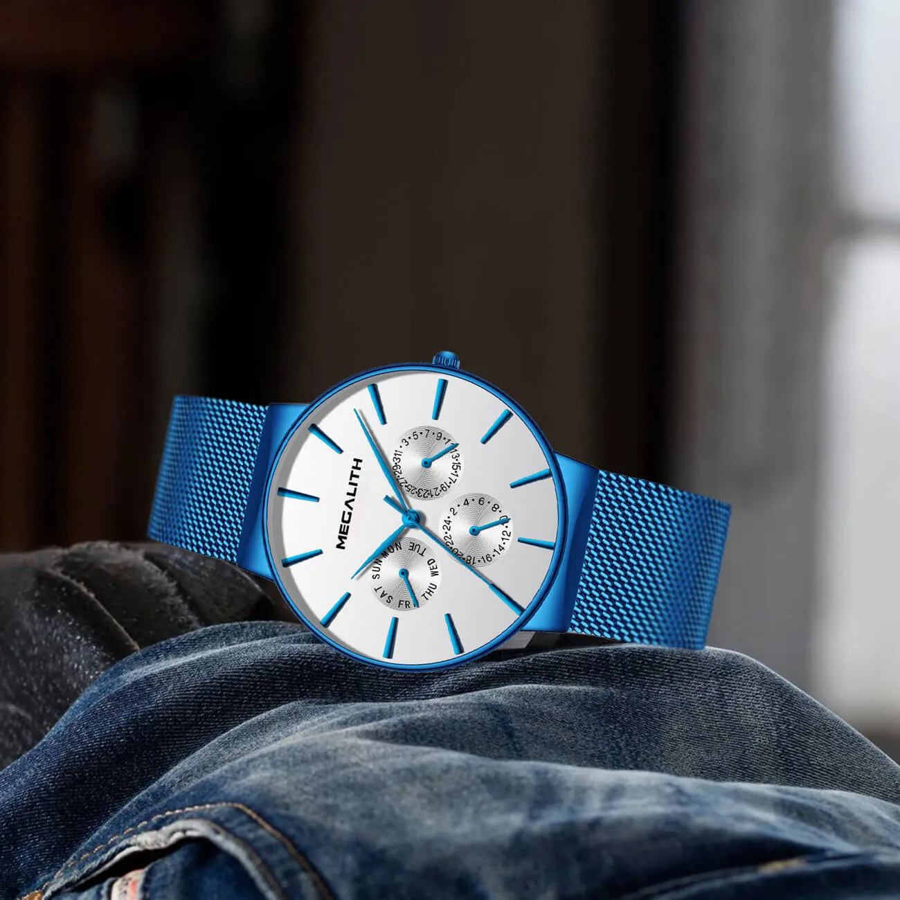 0047M | Quartz Men Watch | Mesh Band