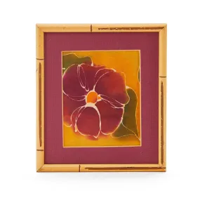 00.49 (A D) Framed Purple Hawaiian Hibiscus A