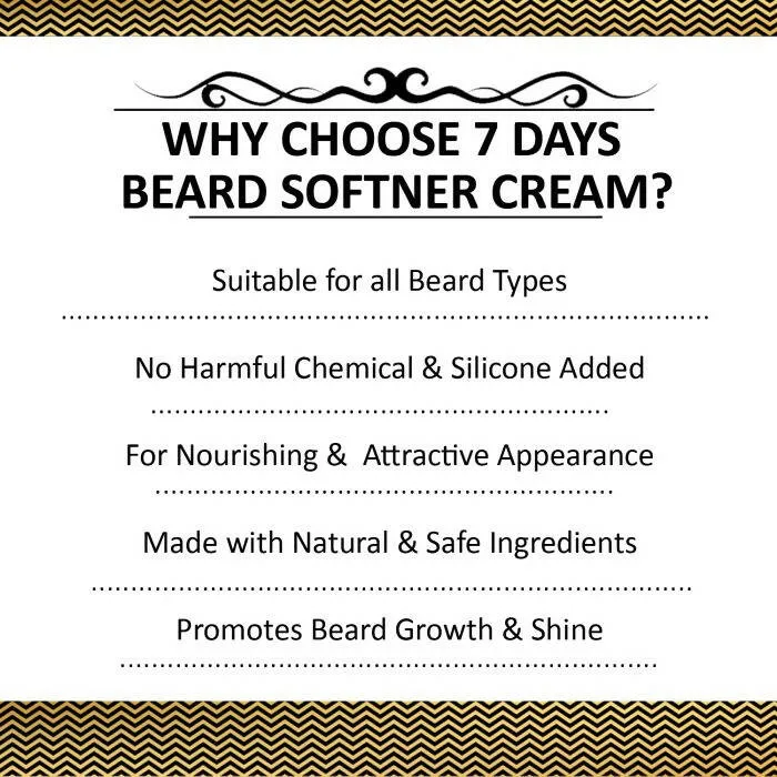 7 Days Beard Softener Cream