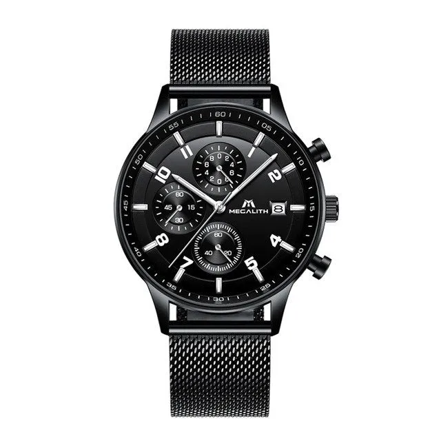 8003M | Quartz Men Watch | Mesh Band