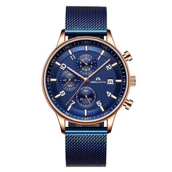 8003M | Quartz Men Watch | Mesh Band