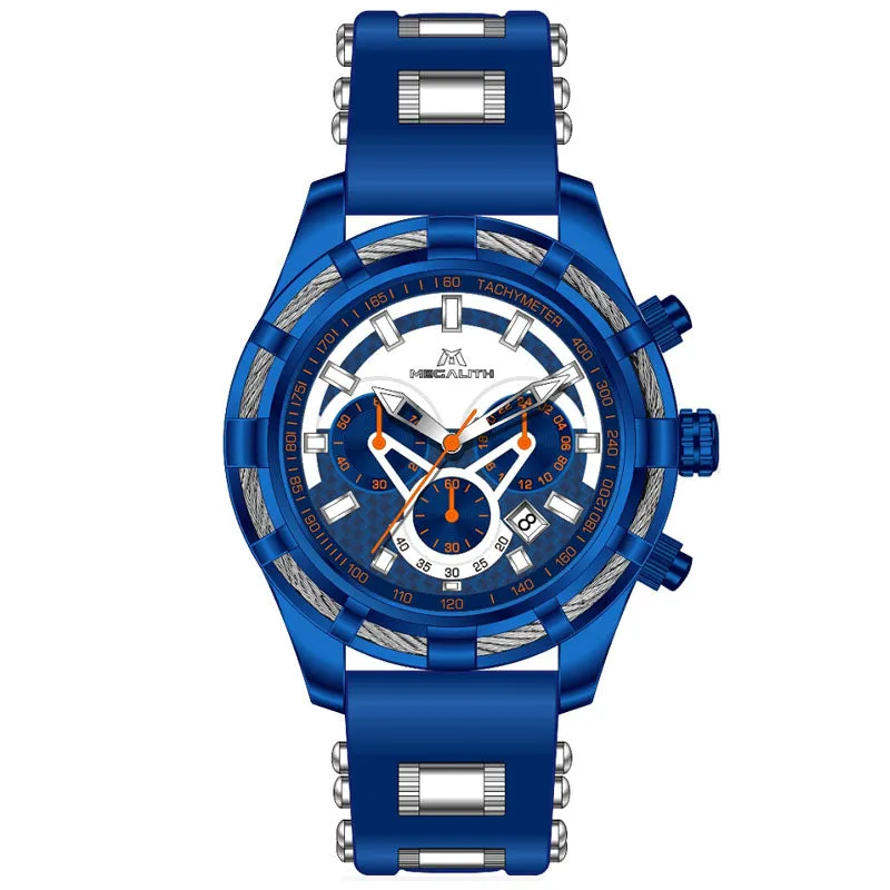 8042M | Quartz Men Watch | Rubber Band