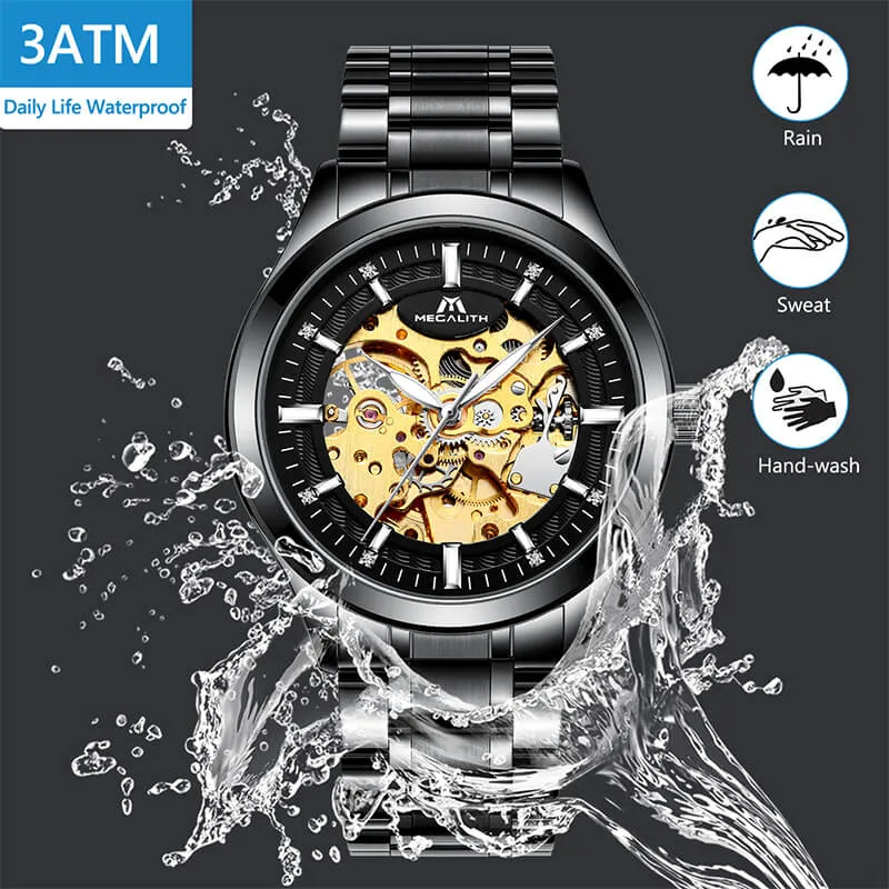 8045M | Mechanical Men Watch | Stainless Steel Band