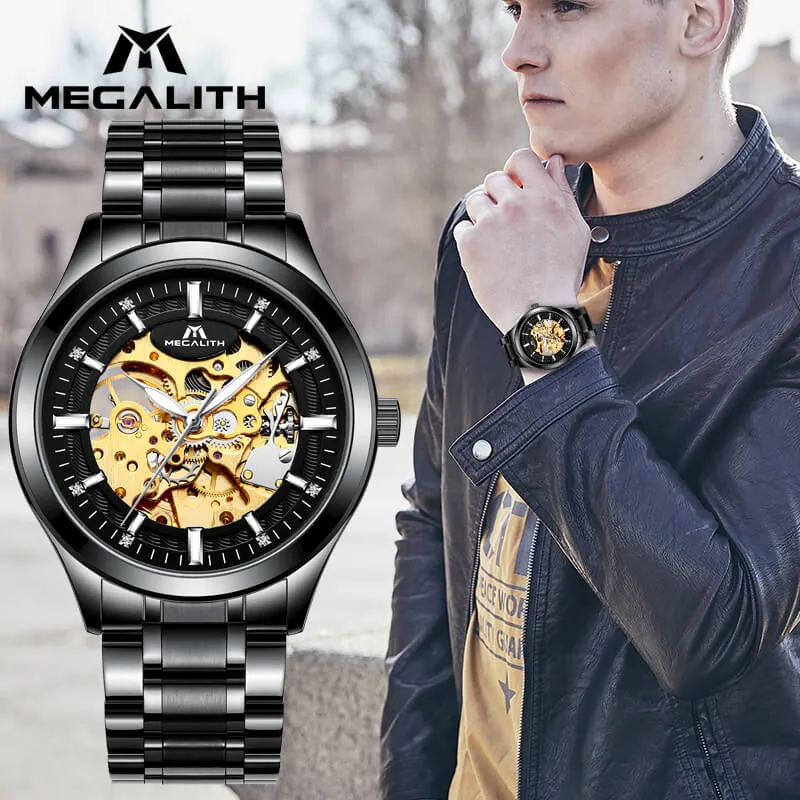 8045M | Mechanical Men Watch | Stainless Steel Band