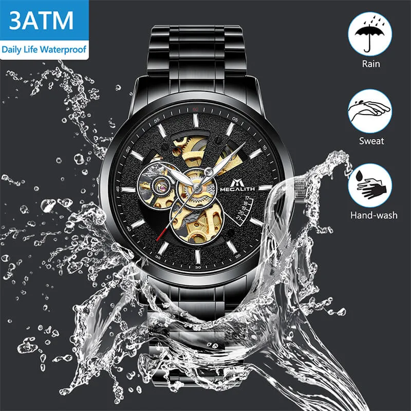 8070M | Mechanical Men Watch | Stainless Steel Band