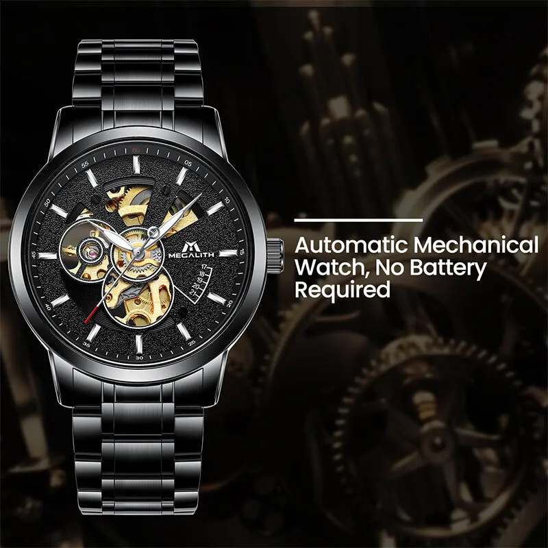 8070M | Mechanical Men Watch | Stainless Steel Band