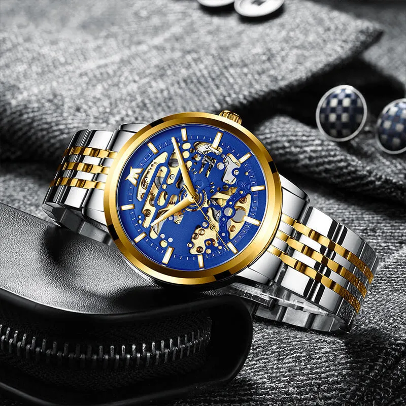 8204M | Mechanical Men Watch | Stainless Steel Band