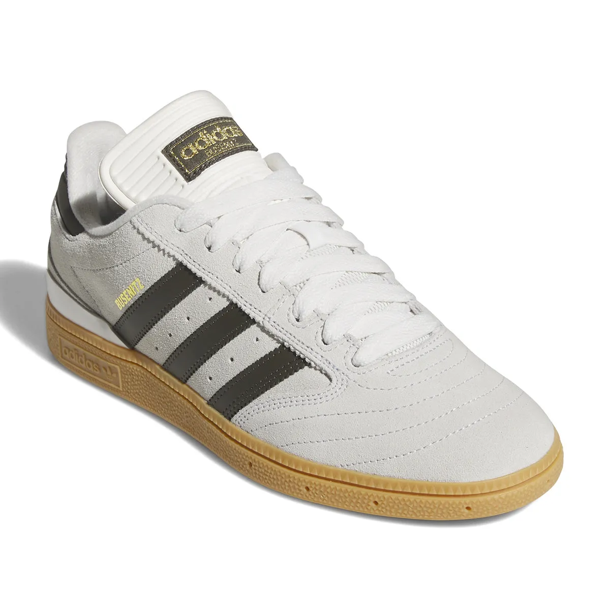 Adidas - Busenitz Shoes White/Olive/Gum