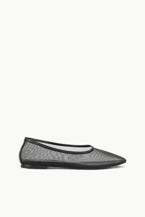 ALBA BALLET FLAT | BLACK MESH