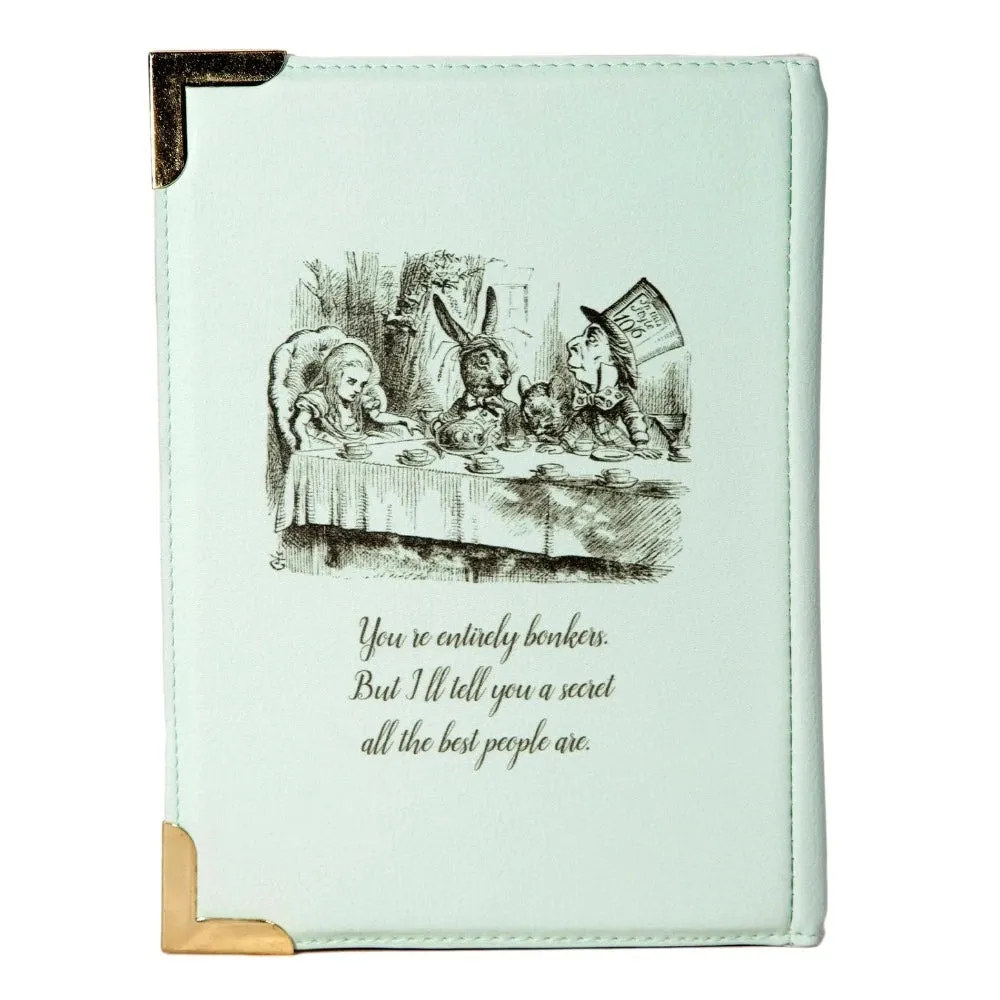 Alice in Wonderland Book Art Handbag