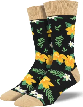 Aloha Floral Socks - Men's|-|Bas Aloha Floral - Homme