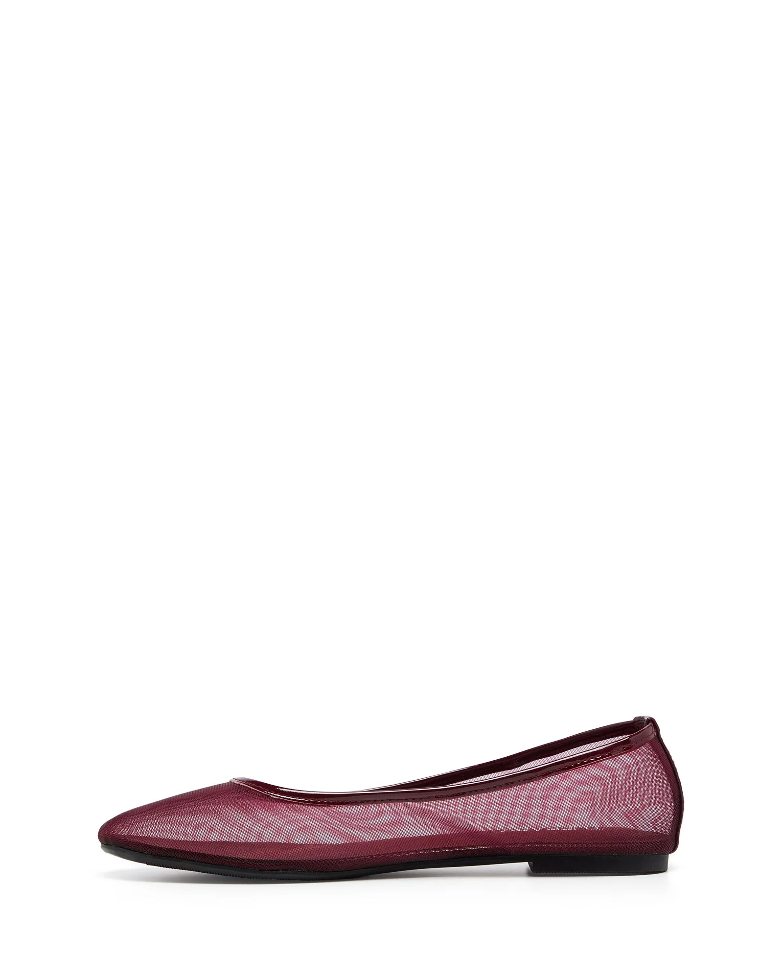 Arlo Mesh Ballet Flat Cherry Patent