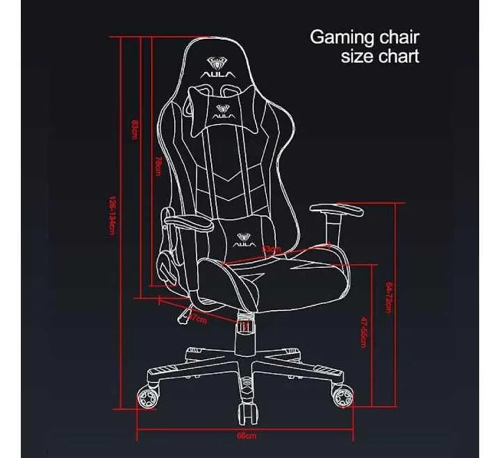 AULA F1007 Gaming Chair (Blue Camouflage)