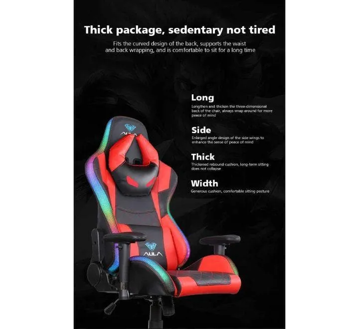 AULA F8041 RGB Gaming Chair (Blue)