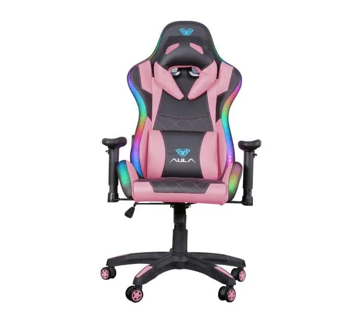 AULA F8041 RGB Gaming Chair (Pink)