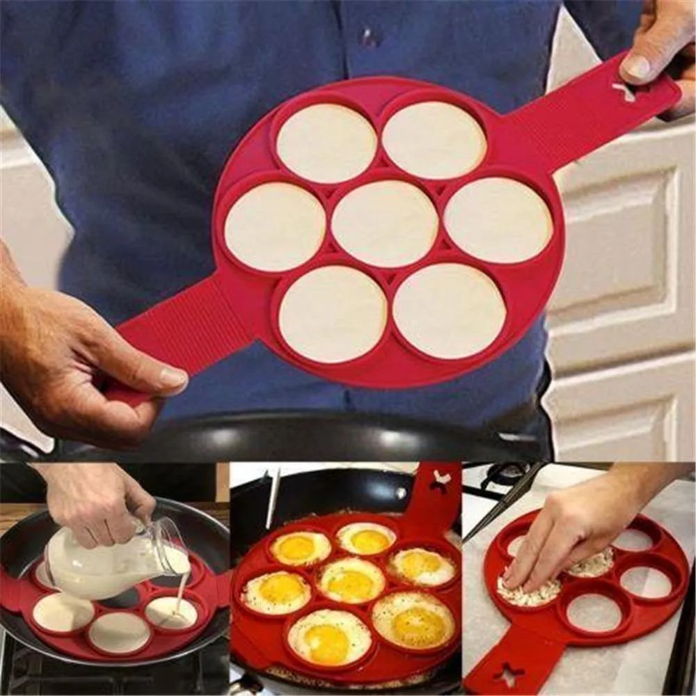 Beetno™ EZ Flip Silicone Mold Flipper Pancake Cooker