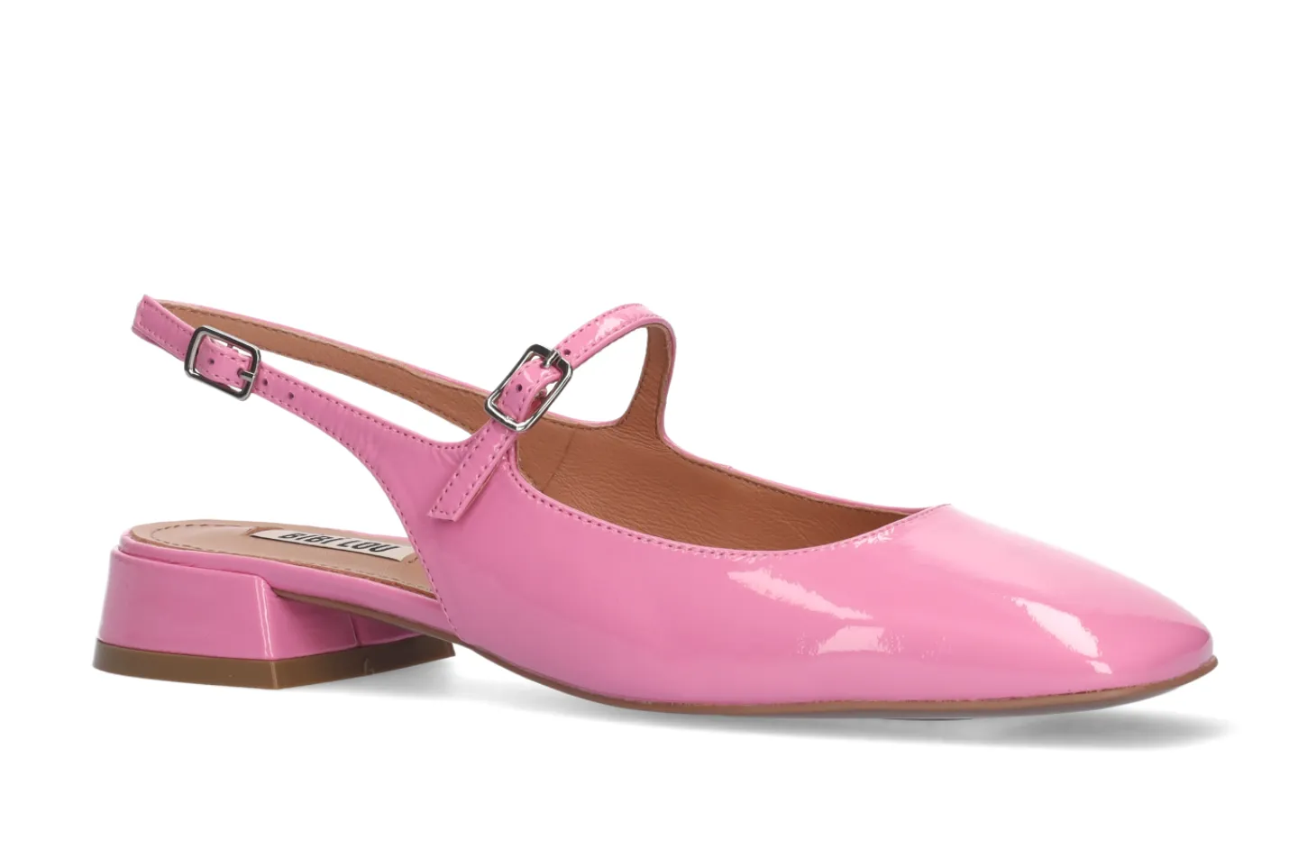 Bibi Lou Ava Pink Mary Jane Ballet Flats