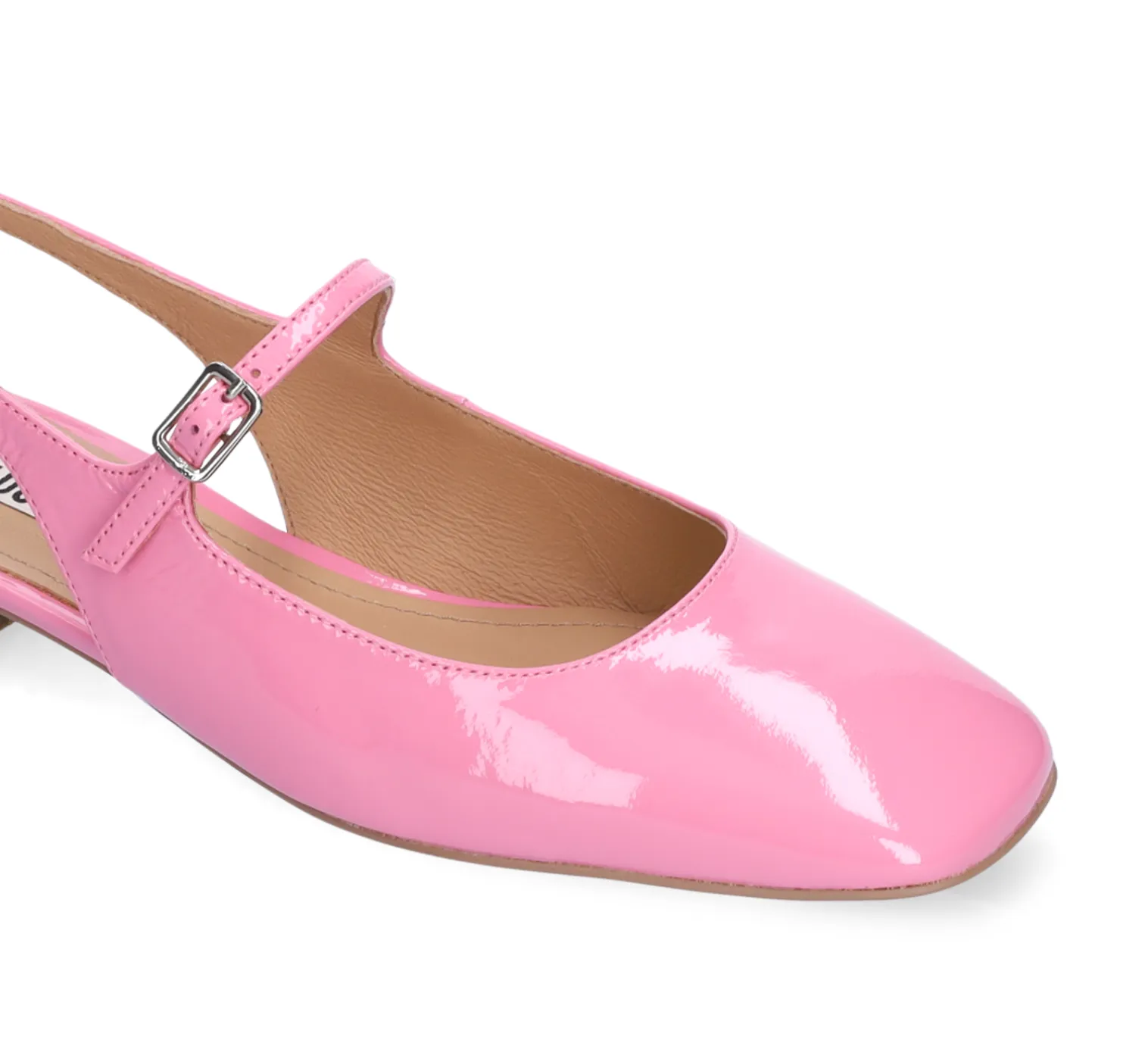 Bibi Lou Ava Pink Mary Jane Ballet Flats