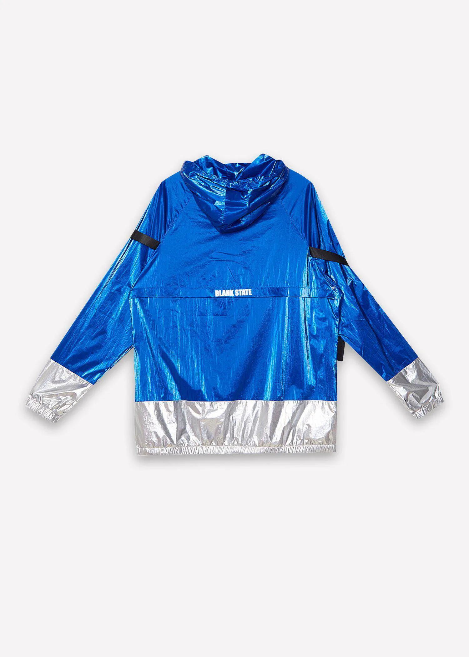 Blank State Men's Radiation Anorak in Metallic Blue