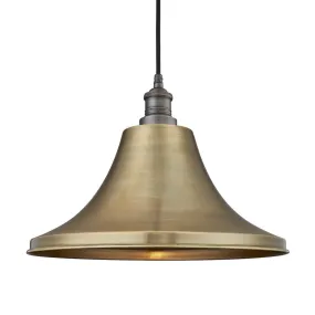 Brass Brooklyn Outdoor & Bathroom Giant Bell Pendant - Industville