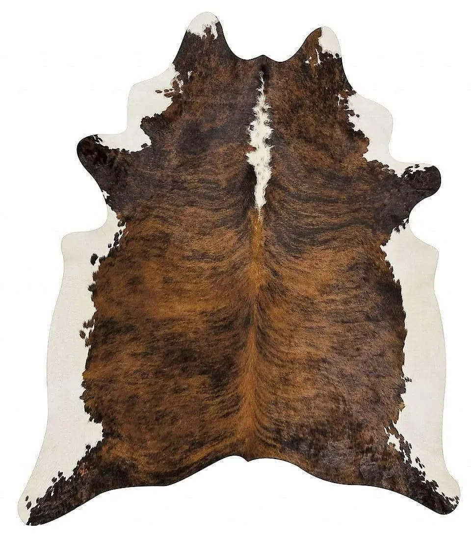 Brindle White Backbone Cowhide Rugs