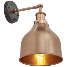 Brooklyn Cone Sconce Wall Light - Copper - 7 inch - Industville