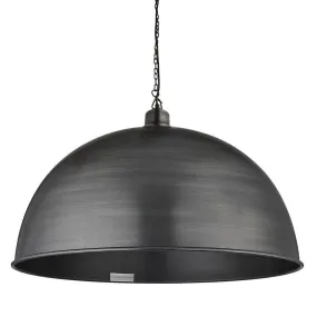 Brooklyn Giant Dome Pendant - 24 Inch - Pewter - Industville