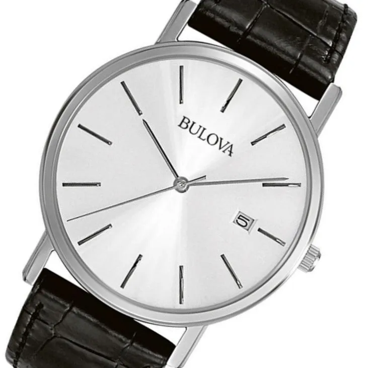 Bulova Gents Surveyor Classic Leather Men's Watch - 96B104