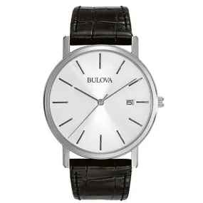 Bulova Gents Surveyor Classic Leather Men's Watch - 96B104