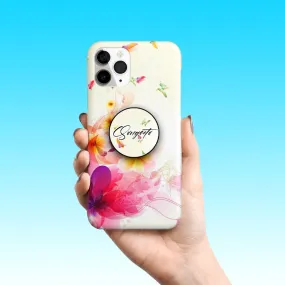 Butterfly Floral Slim Phone Case Cover For Vivo