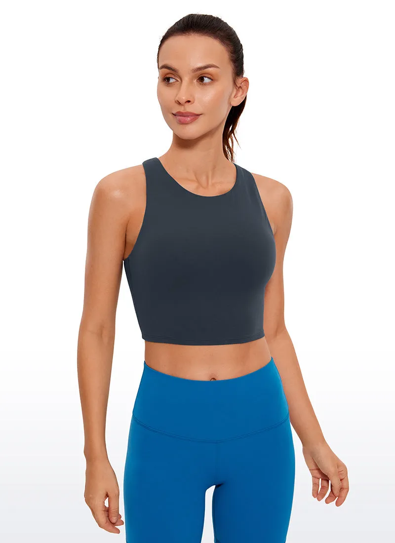 Butterluxe High Neck Racerback Tank