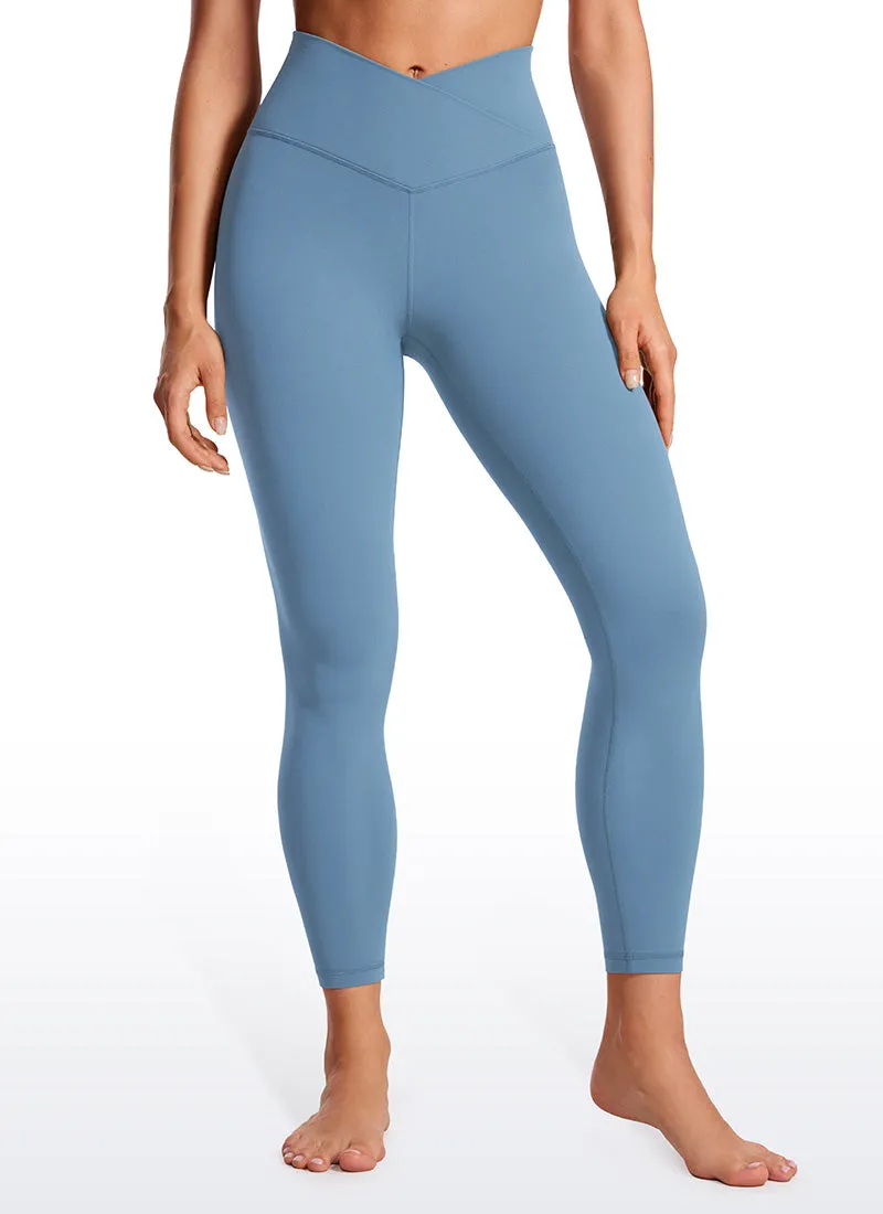 Butterluxe Yoga Leggings 25''- V Cross Waist