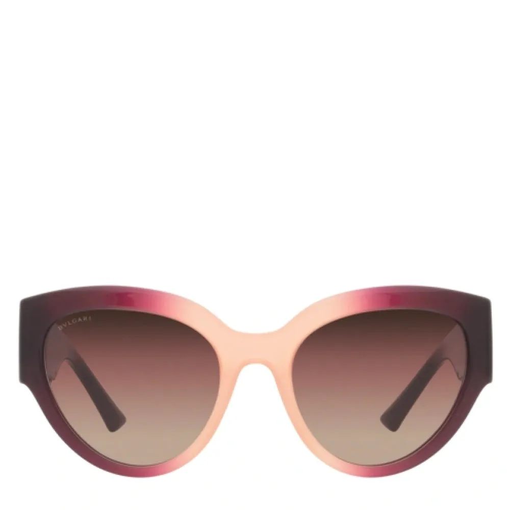 Bvlgari Acetate Woman Sunglass Bordeaux Gradient Pink