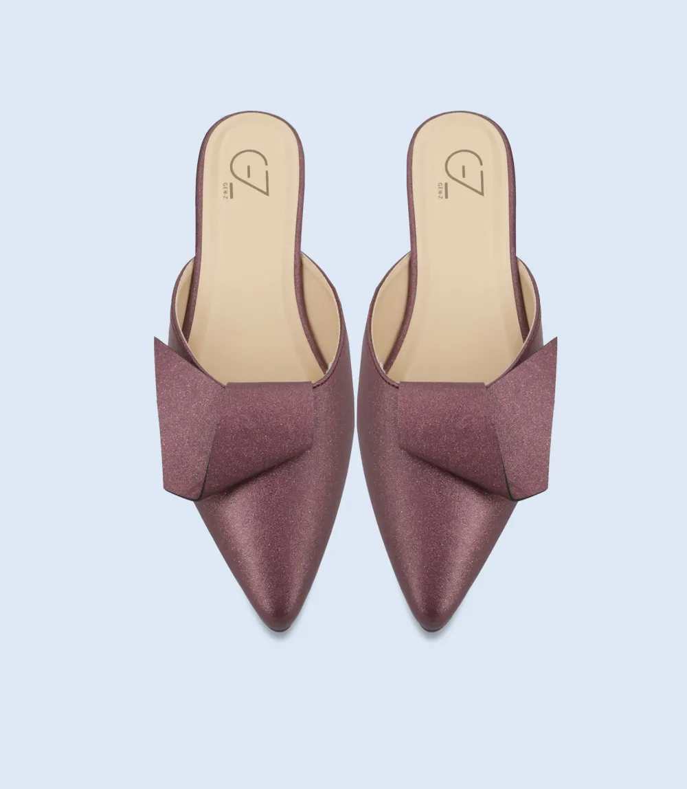 BW10055-Plum-Women Mule