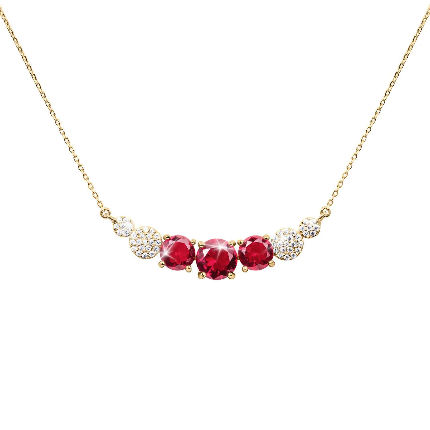 Candy Cherry Red Necklace