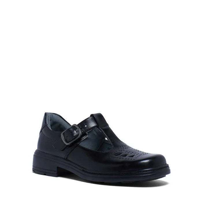 Clarks Ingrid Senior - Black Hi-Shine