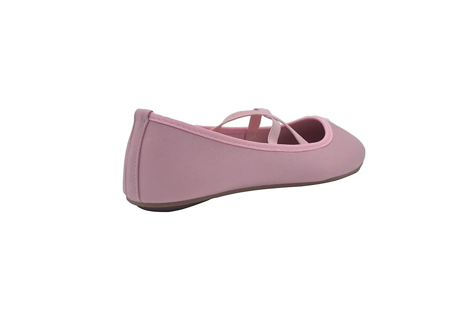 dELiAs Ladies Ballet Flats Slip On Shoes with Elastic Straps