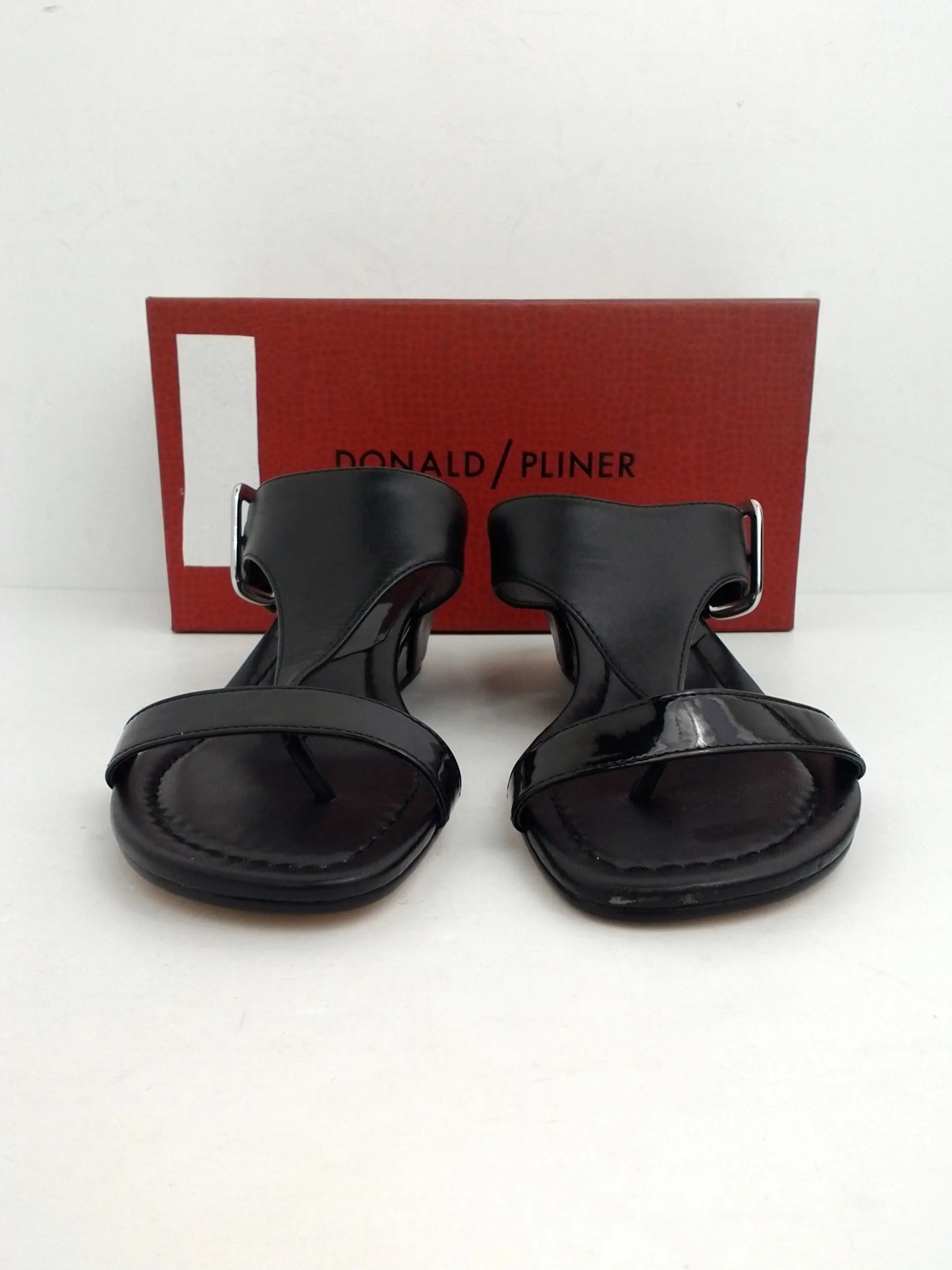 Donald/Pliner Women's Dolia Black Leather Calf Size 9 M