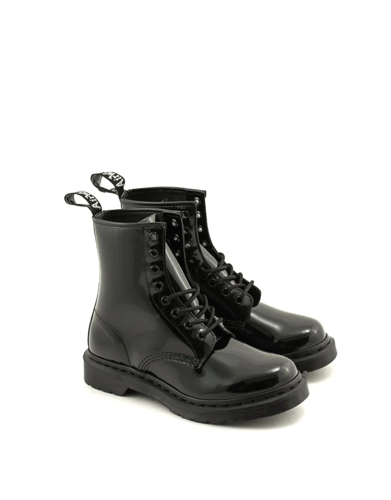 Dr. Martens — 1460 Mono Patent Lamper 8 Eye Boot - Black