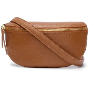 Elie Beaumont Tan Leather Sling Bag