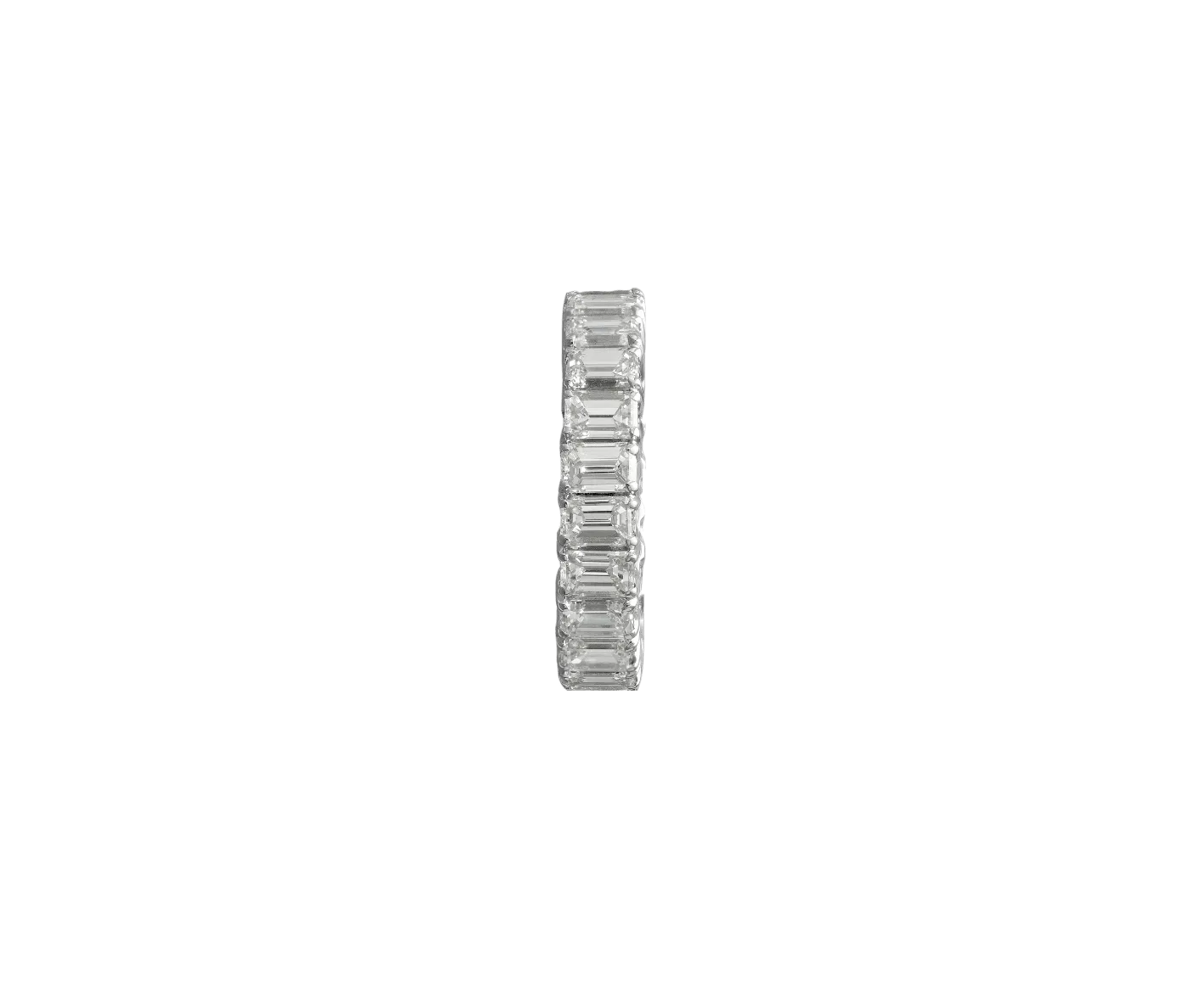 Emerald Cut Diamond Eternity Band, 0.20 CT Each