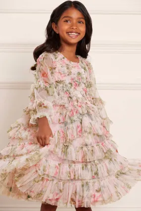 English Rose Ruffle Kids Dress