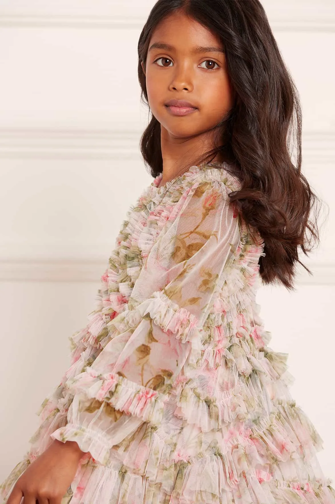 English Rose Ruffle Kids Dress