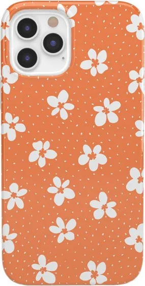 Flower My World | Burnt Orange Floral Case