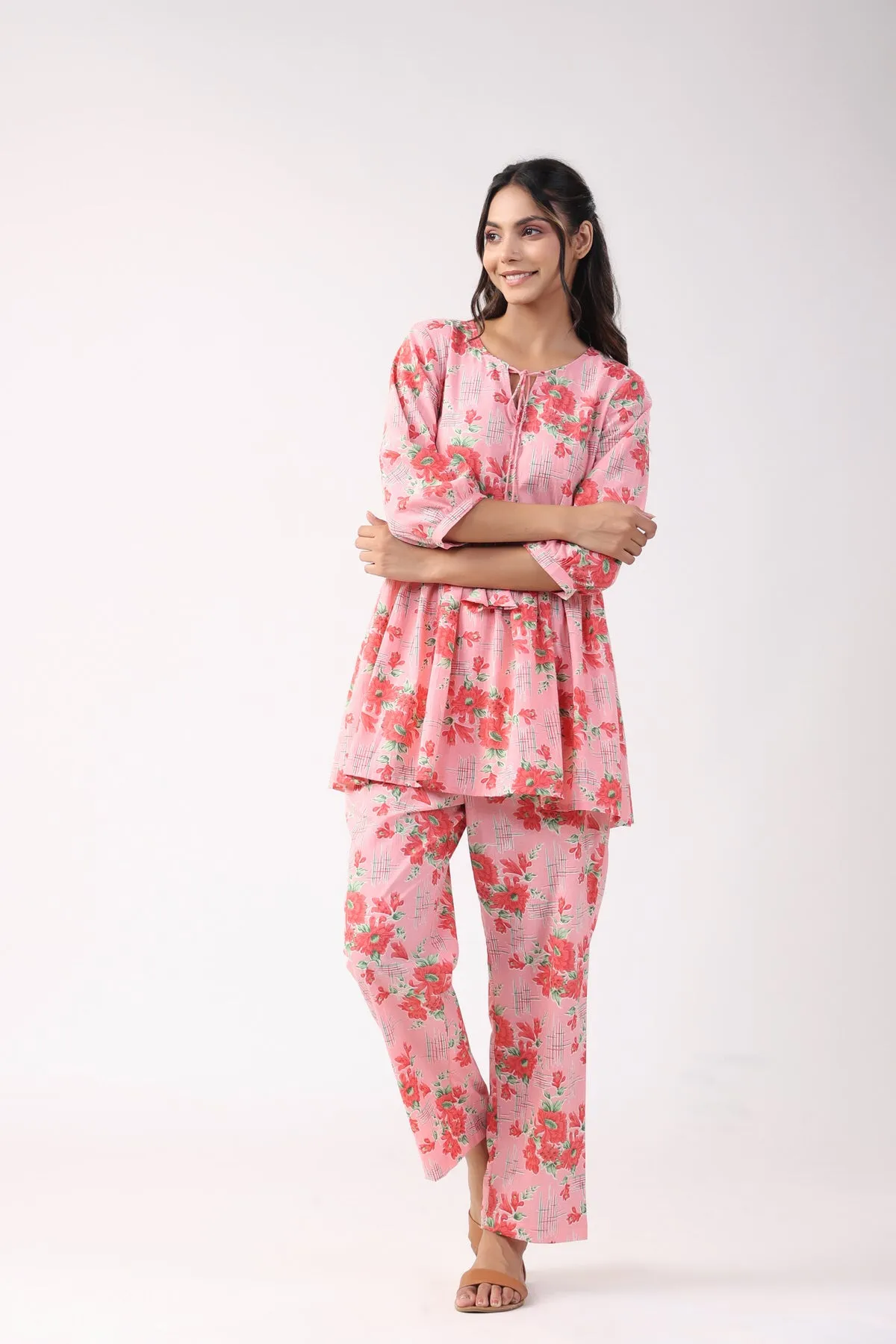 Garden Goddess Cotton Loungewear Set