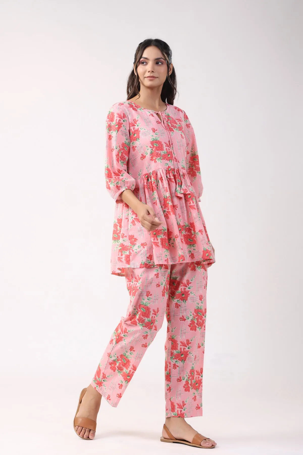 Garden Goddess Cotton Loungewear Set