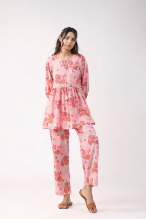 Garden Goddess Cotton Loungewear Set