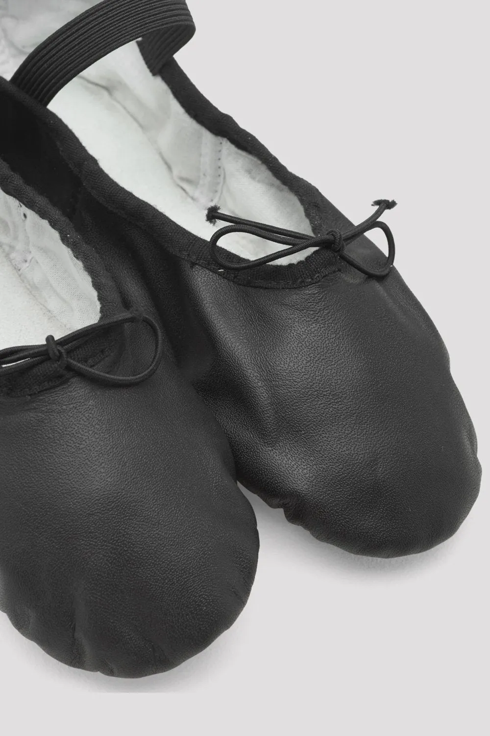 Girls Dansoft Leather Ballet Shoes