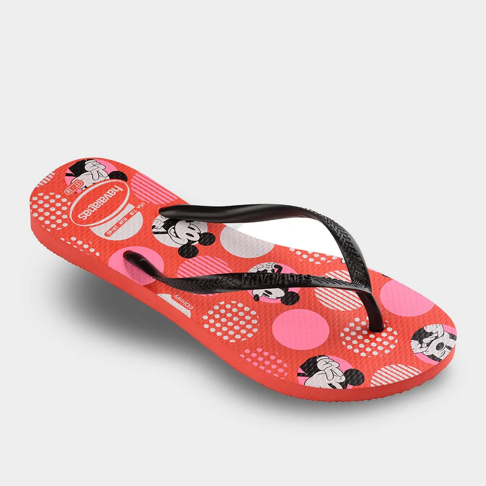 Havaianas Kids Slim Disney Sandal Red/Multi _ 183491 _ Red