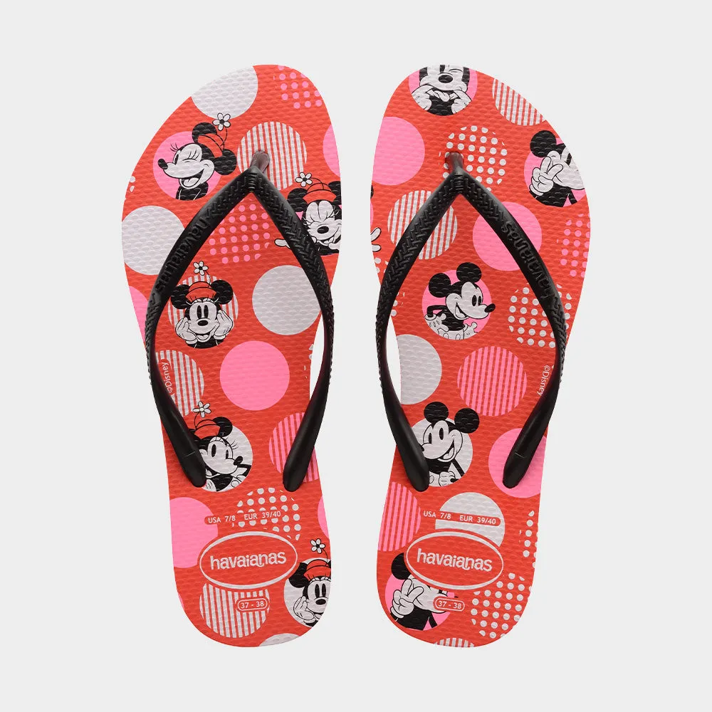 Havaianas Kids Slim Disney Sandal Red/Multi _ 183491 _ Red